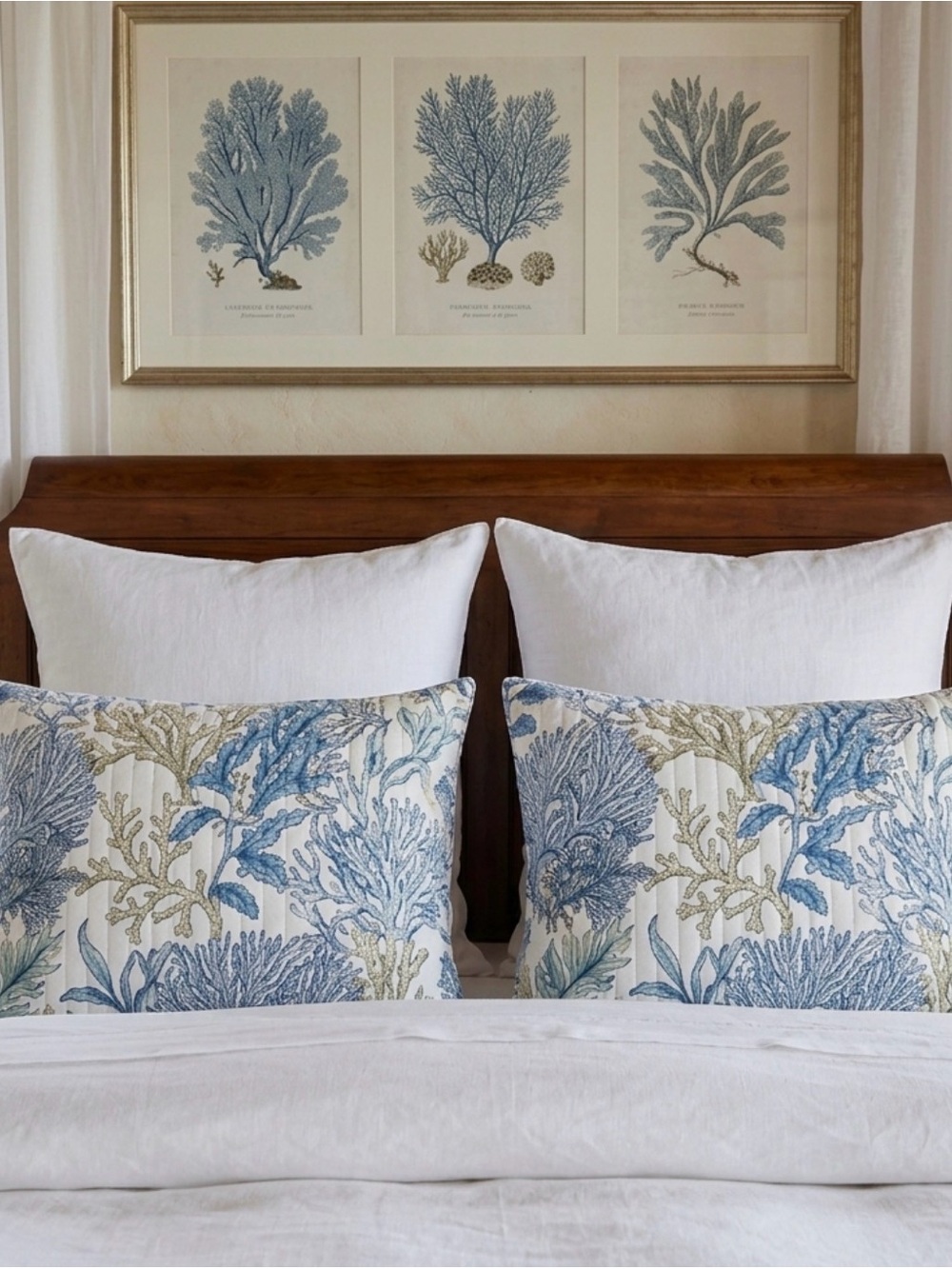 Levtex Home ocean themed standard size pillow shams (2)